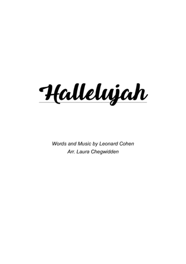 Hallelujah (arr. Laura Chegwidden)