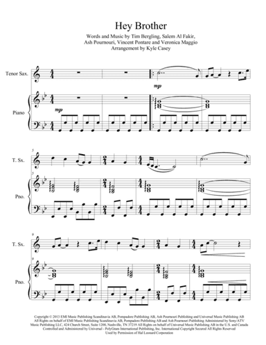 Hey Brother (arr. Kyle Casey)