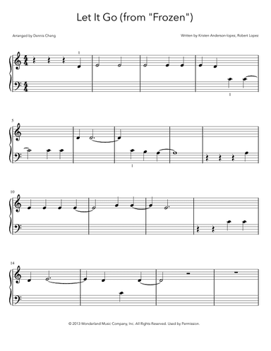 Let It Go (arr. Dennis Cheng)