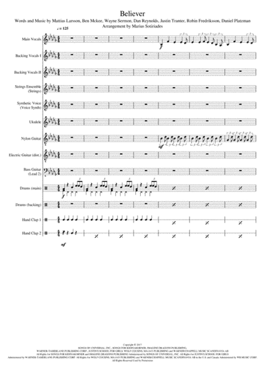 Believer (arr. Marius Sotiriades)