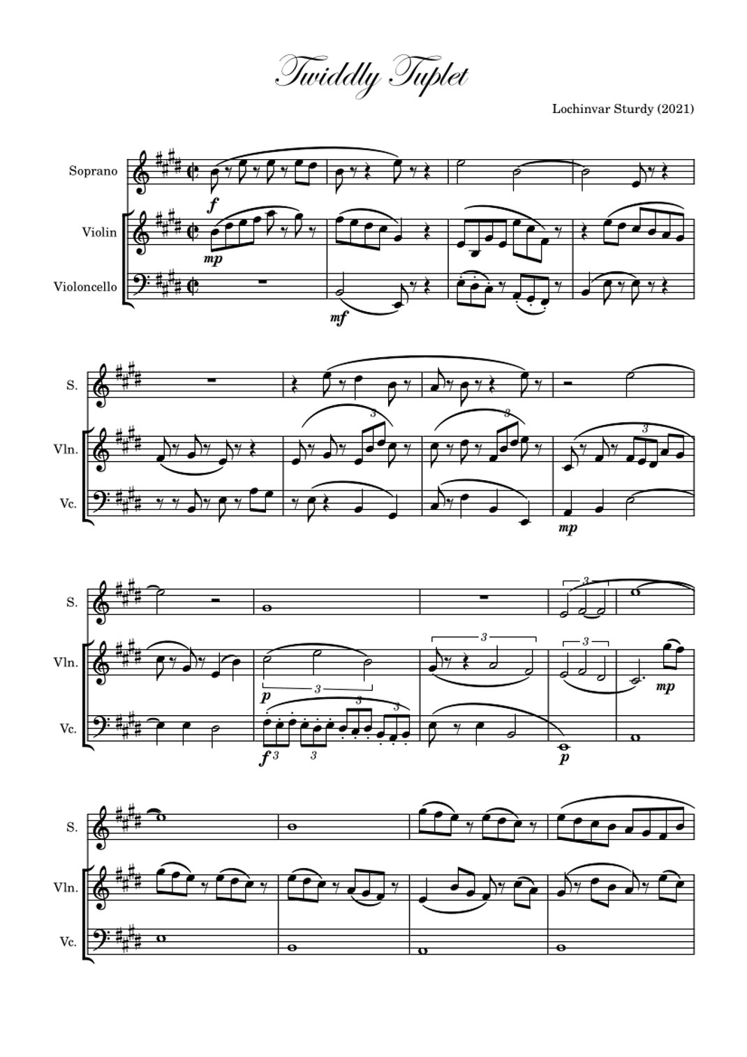 Twiddly Tuplet