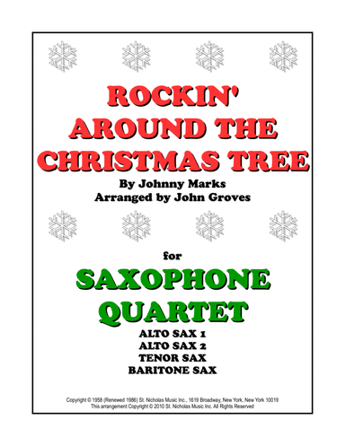 Rockin' Around The Christmas Tree (arr. John Groves)