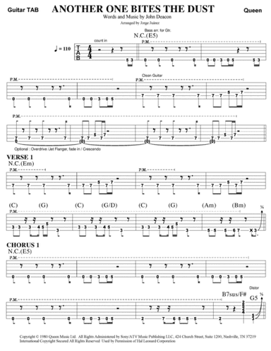 Another One Bites The Dust (arr. Jorge Juárez)