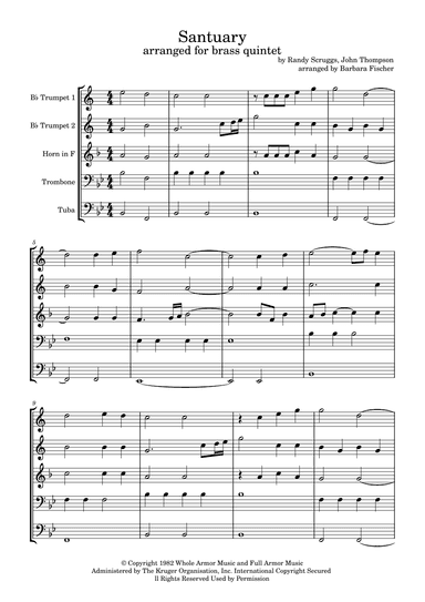 Sanctuary (arr. Barbara Fischer)