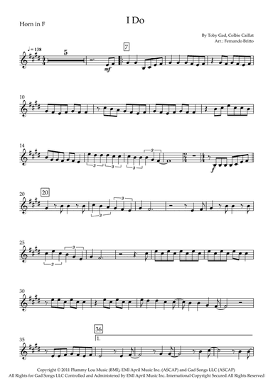 I Do (arr. Fernando Britto)