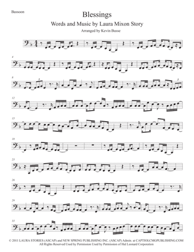 Blessings (arr. Kevin Busse)