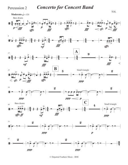 Concerto for Concert Band (2011) Percussion 2