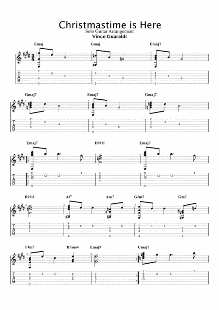 Christmas Time Is Here (arr. Michael Till)