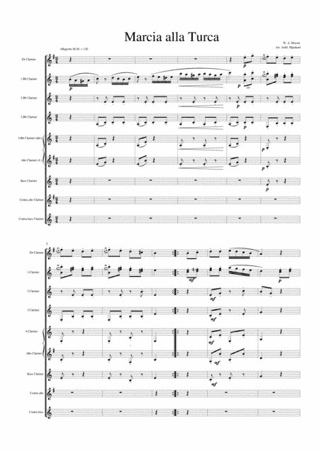 Marcia alla Turca (arr. Arild Mjaaland)