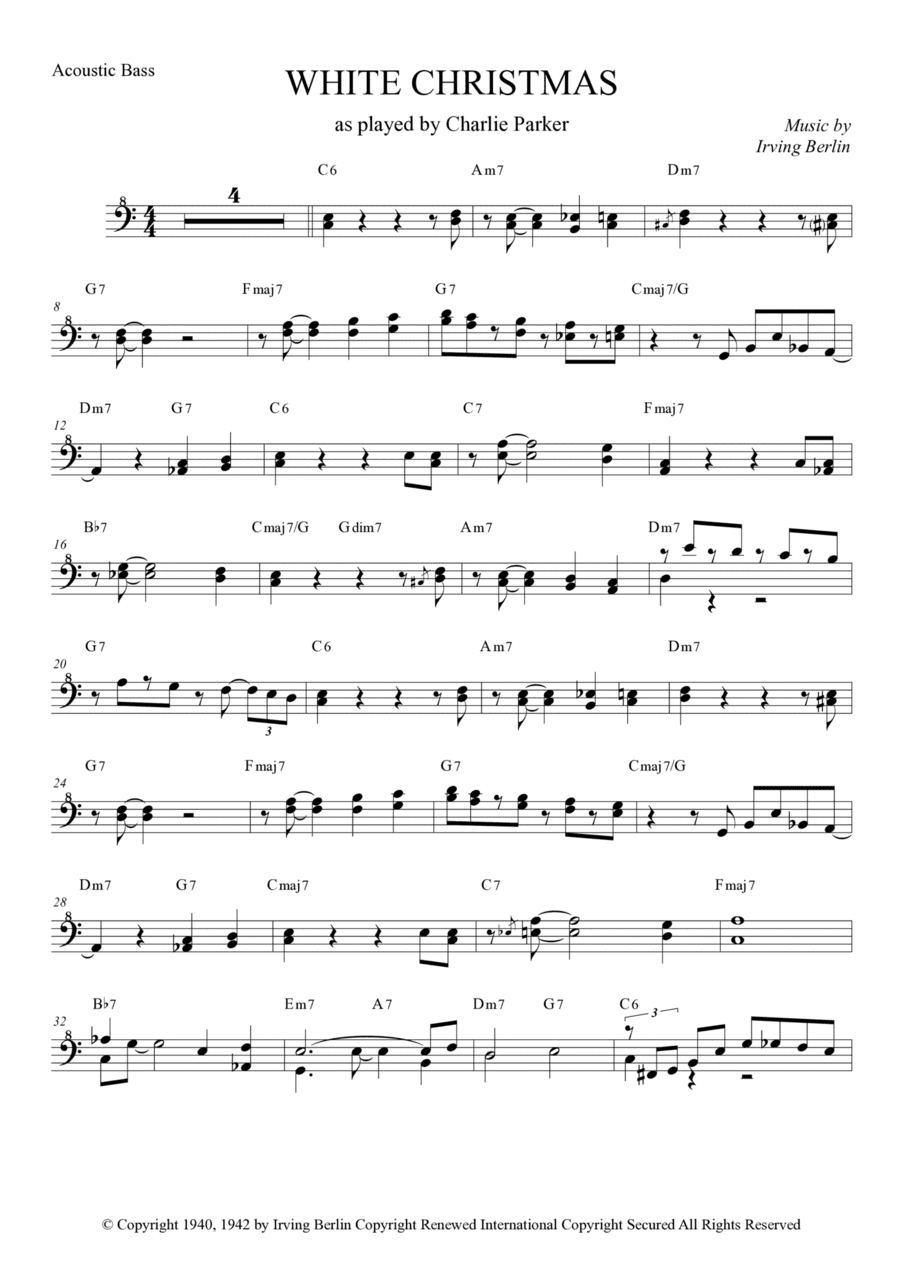 White Christmas (arr. The Sheet Music Library)