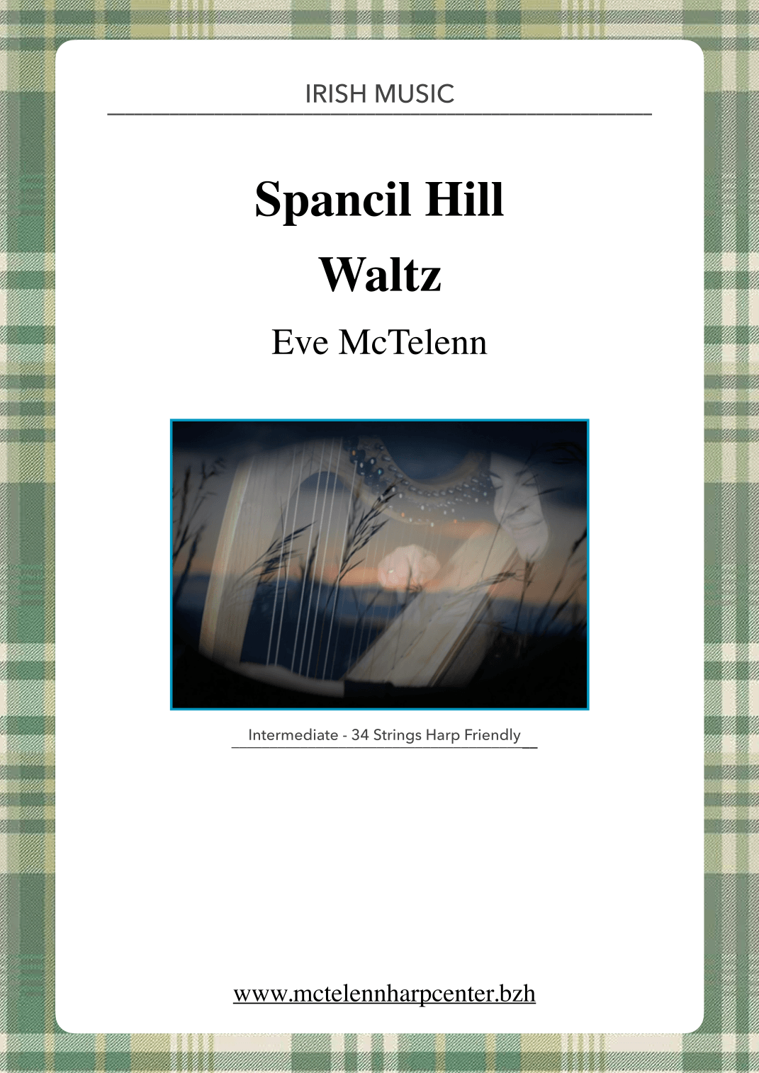 Spancill Hill Waltz - Irish Waltz - beginner & 34 String Harp | McTelenn Harp Center (arr. Eve McTelenn)