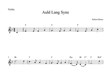 Auld Lang Syne (arr. Alex Nunes Rodrigues)
