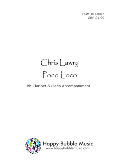Poco Loco - for Bb Clarinet & Piano (from Scenes from a Parisian Cafe)