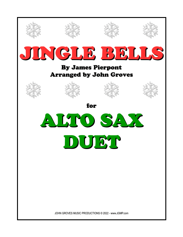 Jingle Bells - Alto Sax Duet (arr. John Groves)