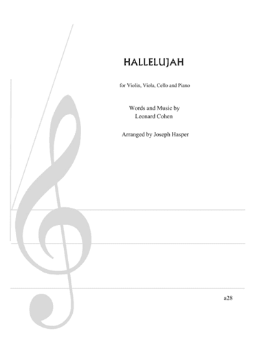 Hallelujah (arr. Joseph Hasper)