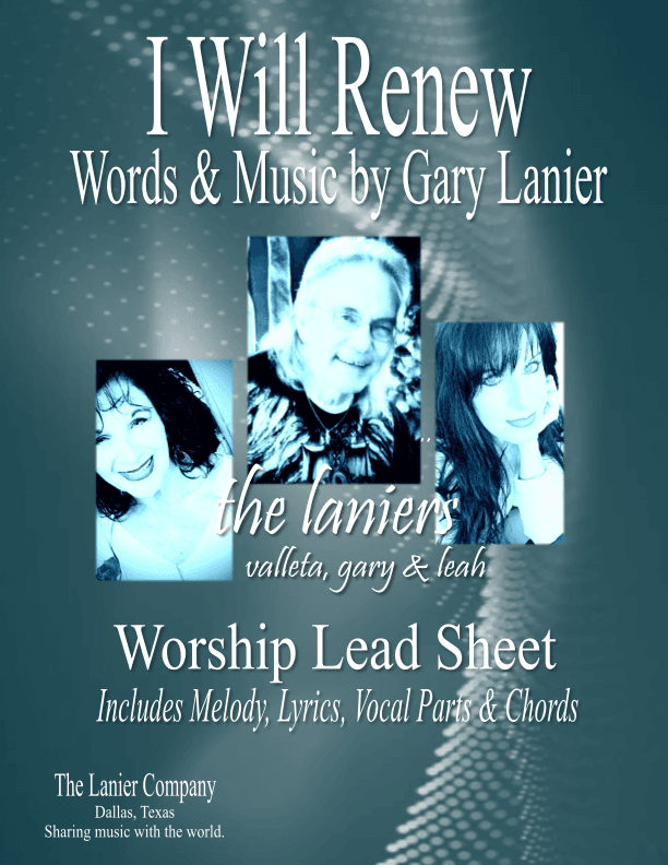 I WILL RENEW, Worship Lead Sheet (Melody, Lyrics, Vocal Parts & Chords)