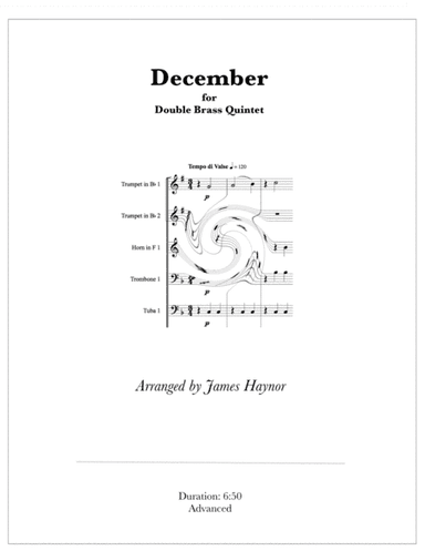 December for Double Brass Quintet (arr. James Haynor)