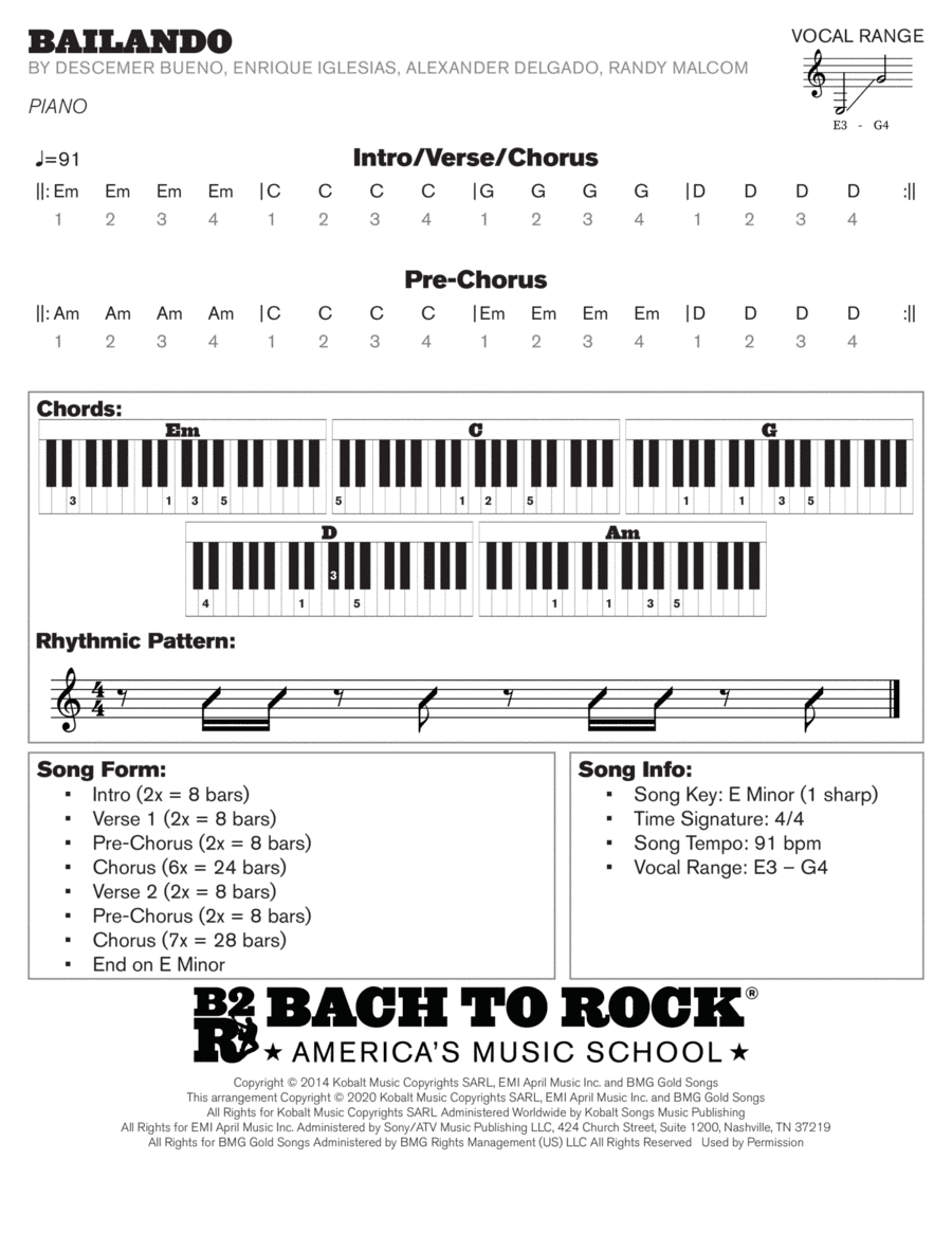 Bailando (arr. Bach to Rock)