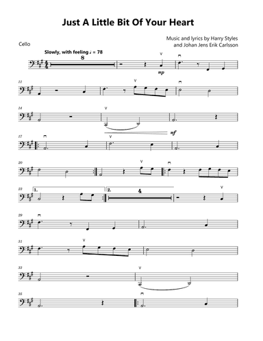 Just A Little Bit Of Your Heart (arr. David Lartey)