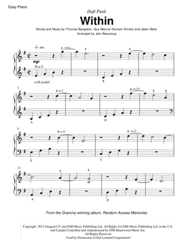 Within (arr. Jennifer Wilson)