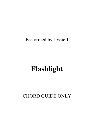 Flashlight (arr. RWM)