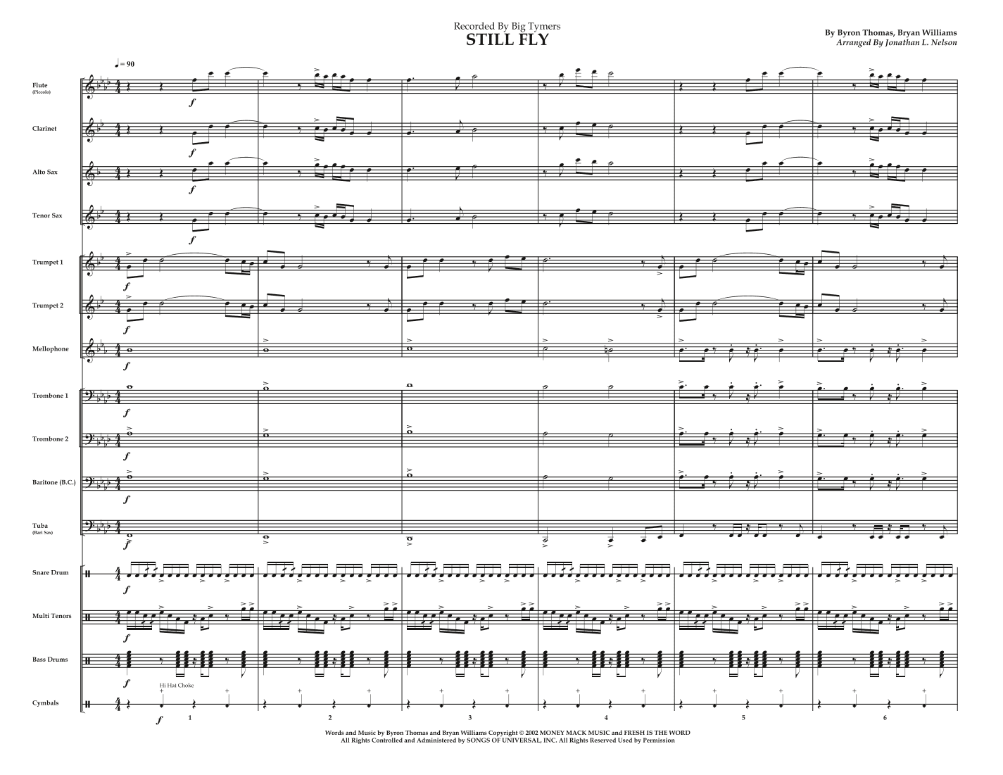 Still Fly (arr. Jonathan L Nelson)