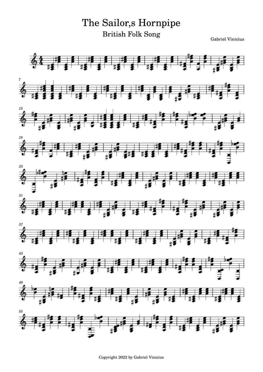 The Sailor,s Hornpipe