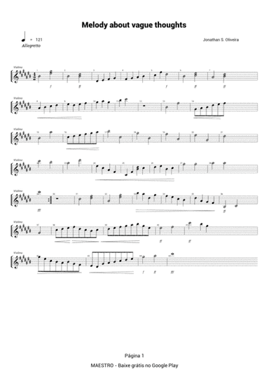 melody about vague thoughts