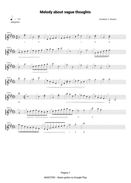 melody about vague thoughts