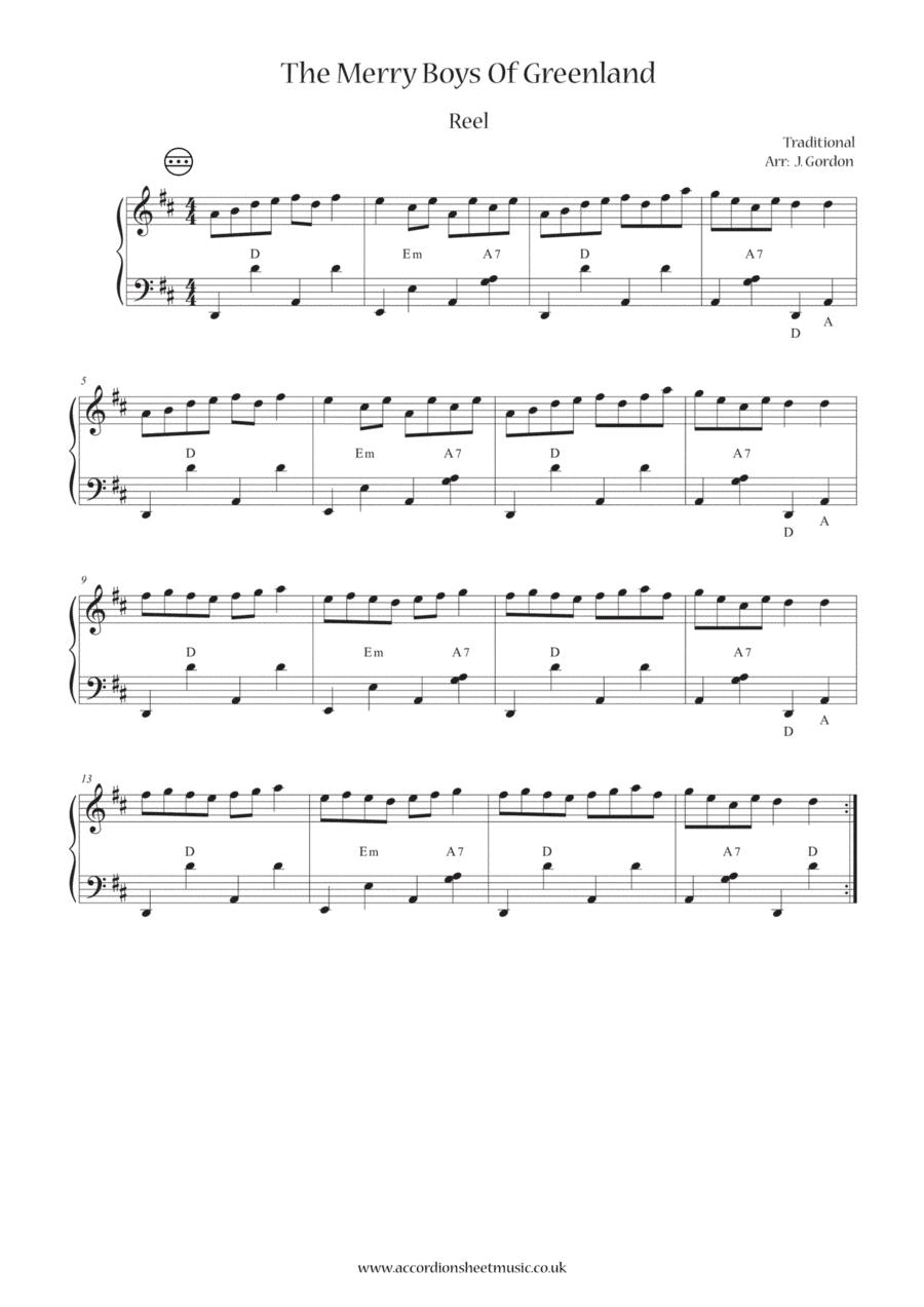 The Merry Boys Of Greenland (arr. Julia Gordon)