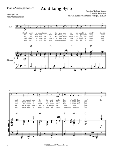 Auld Lang Syne (arr. Amy Warmenhoven)