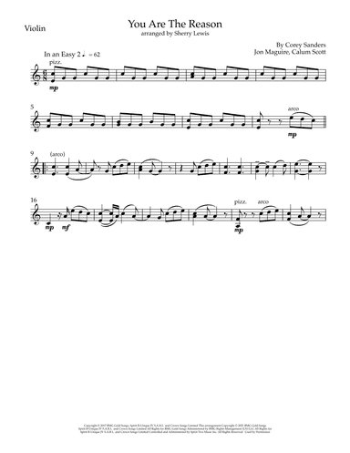 You Are The Reason (arr. Sherry Lewis)