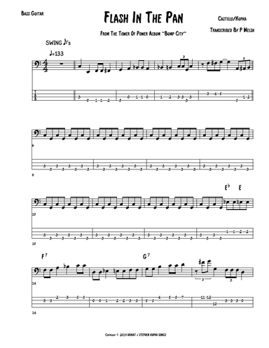 Flash In The Pan (arr. Paul welsh)