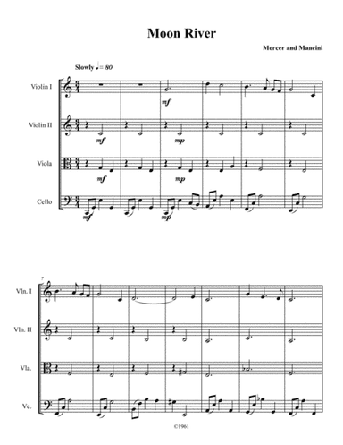 Moon River (arr. Tom Strauch)