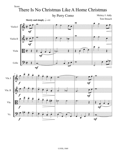 There Is No Christmas Like A Home Christmas (arr. Tom Strauch)