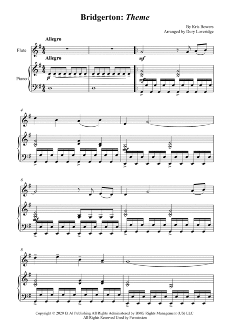 Bridgerton Theme (arr. Dury Loveridge)