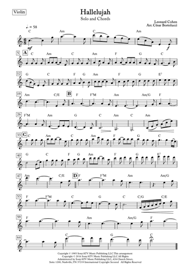 Hallelujah (arr. César Bortolucci)