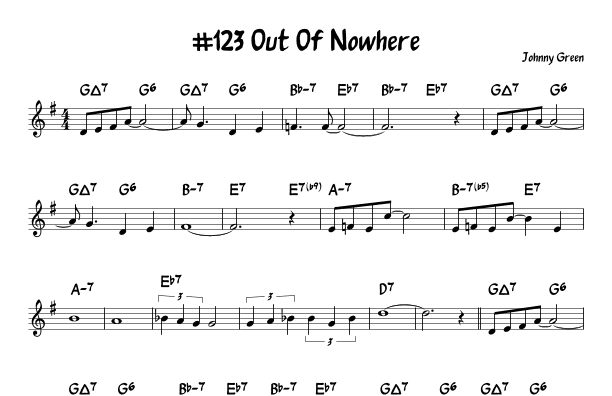 Out Of Nowhere (arr. John Fries)