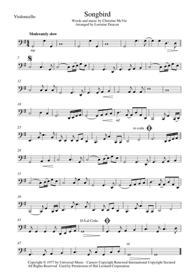 Songbird (arr. Lorraine Deacon)