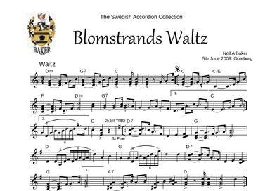 Blomstrands Waltz (Lead Sheet)