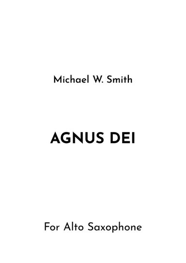 Agnus Dei (arr. Jireh J.)