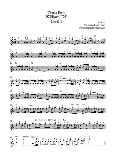 Theme From William Tell (arr. Pedro Lutterbach)