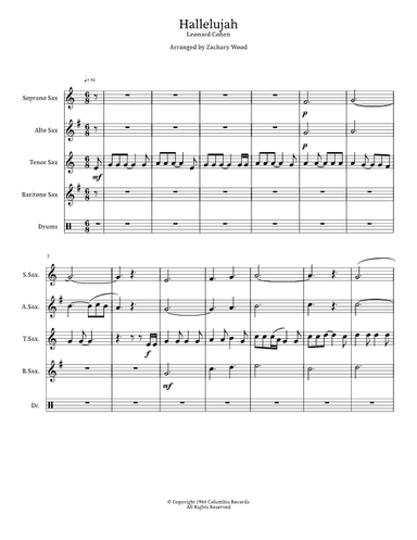 Another Hallelujah (arr. Zachary Wood)