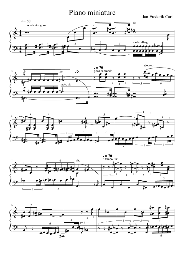 Piano miniature (Piano)