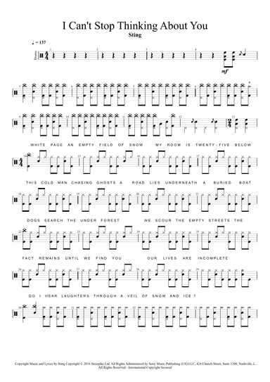 I Can't Stop Thinking About You (arr. Cyril Mayer)