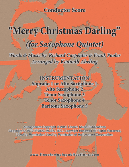 Merry Christmas, Darling (arr. Kenneth Abeling)