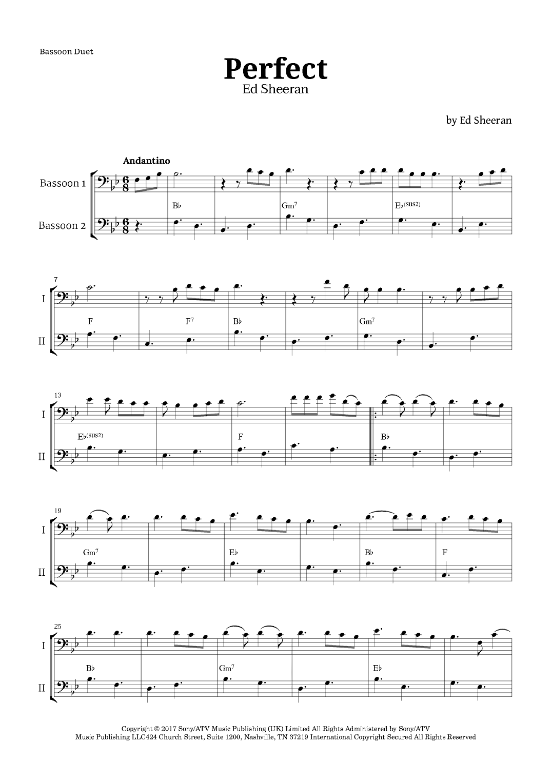 Perfect (arr. Langanho)