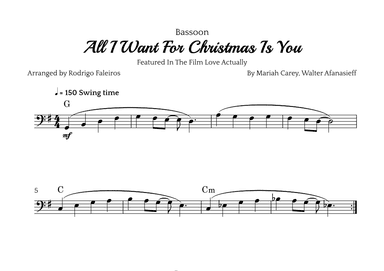 All I Want For Christmas Is You (arr. Rodrigo Faleiros)