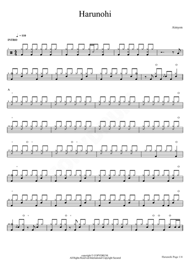 Harunohi (arr. COPYDRUM)