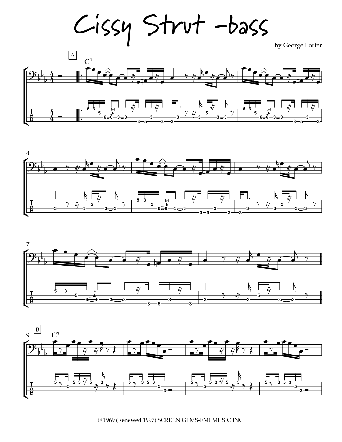 Cissy Strut (arr. edited by Dr. LeRoy Henry)